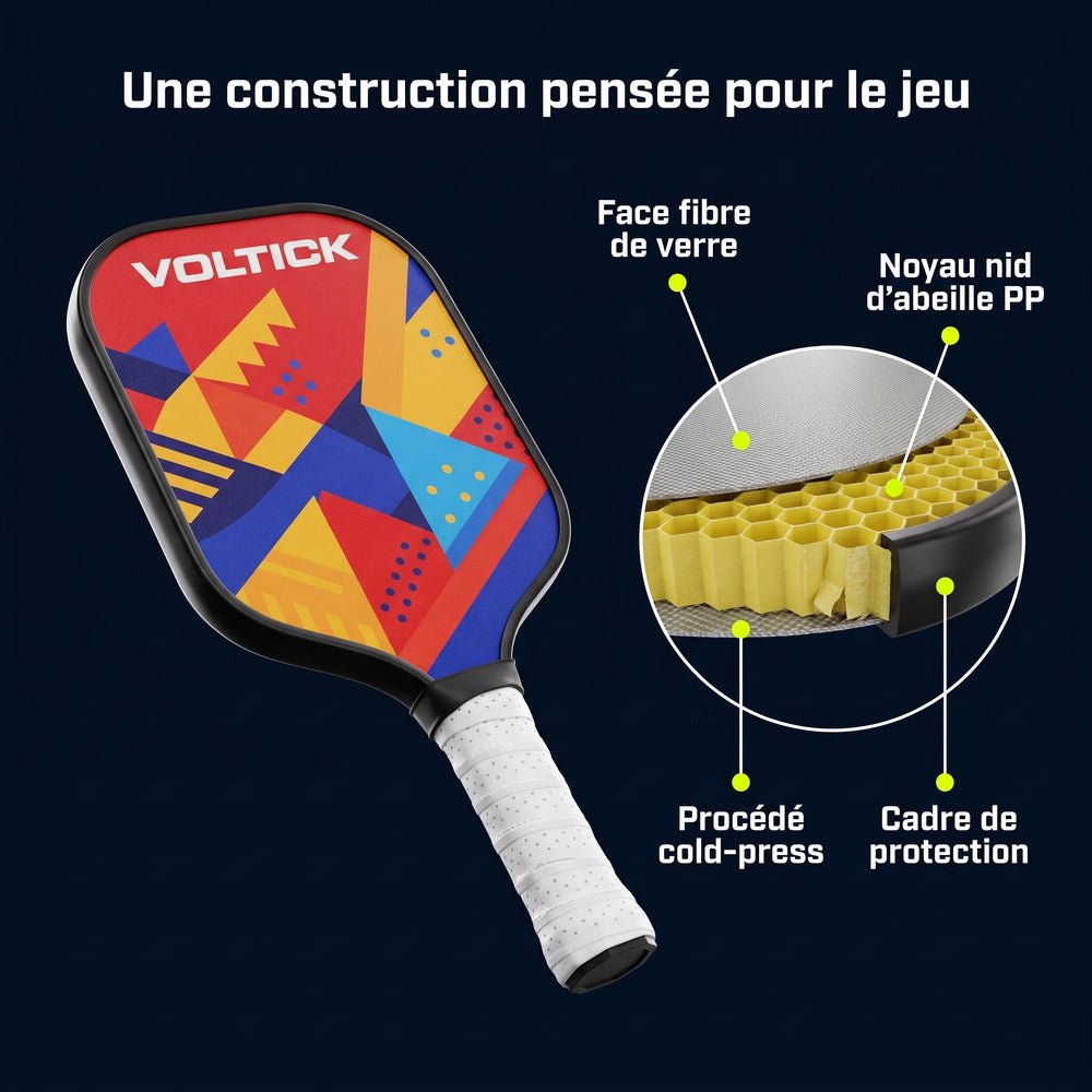 Raquette légère et facile à manier