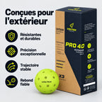 Balles de pickleball outdoor Voltick Pro 40, boîte de 3 — vue 6