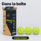 Balles de pickleball outdoor Voltick Pro 40, boîte de 3 — vue 8