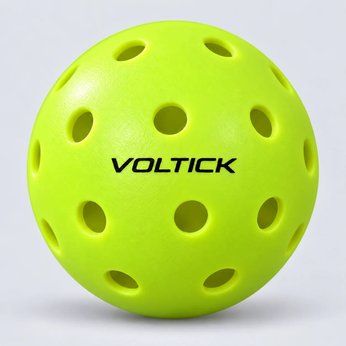 Balle de pickleball outdoor Voltick jaune à 40 trous