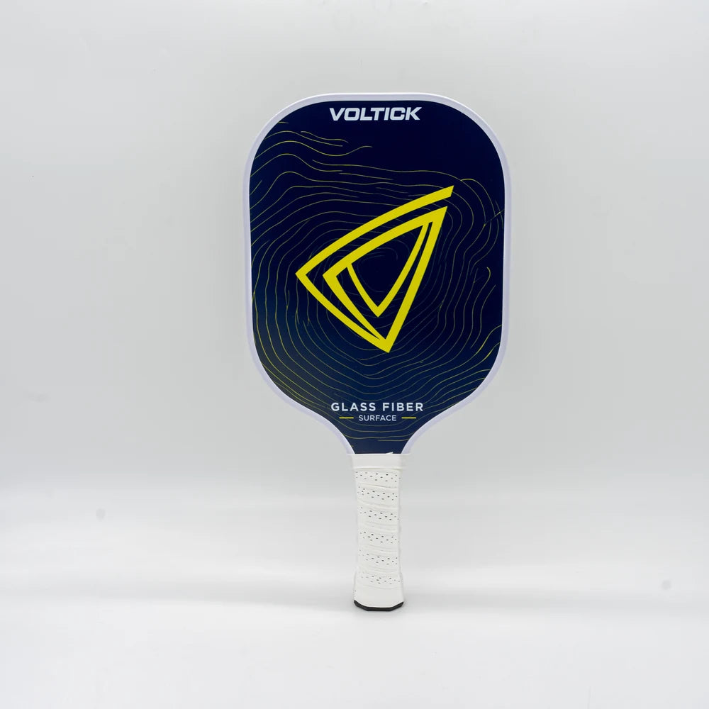 Raquette de pickleball Origin Voltick, coloris Bleu foncé & jaune