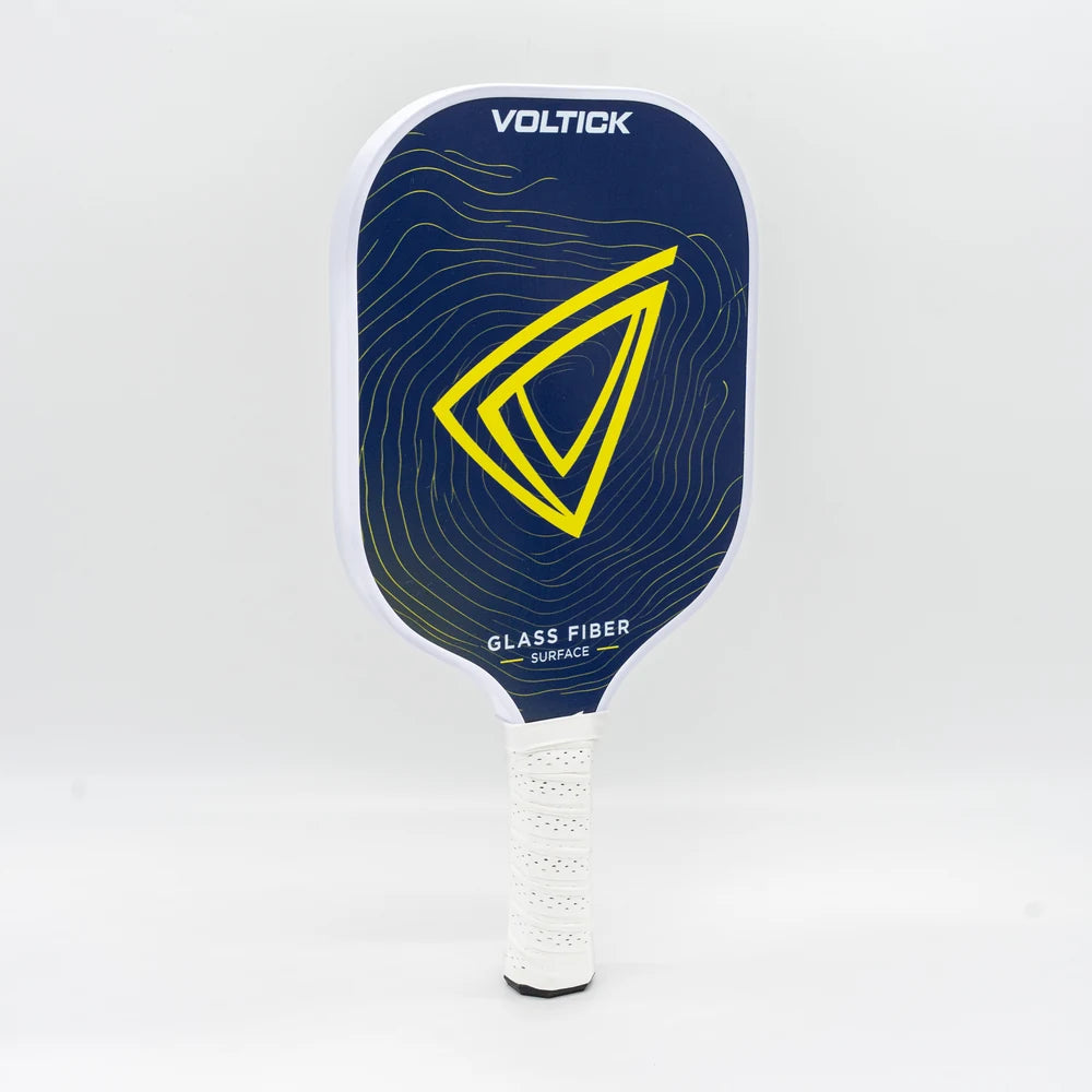 Raquette de pickleball Origin Voltick, coloris Bleu foncé & jaune — vue 2